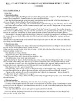 Ôn tập Tâm lý học đại cương