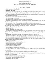 KẾ HOẠCH TUẦN 1-11