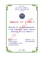Hoàn thiện hệ thống kênh phân phối sản phẩm thiết bị vệ sinh tại Công ty TNHH Phát Đạt trên địa bàn tỉnh Thừa Thiên Huế