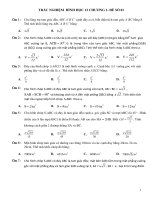 970 CÂU TRẮC NGHIỆM HÌNH 12