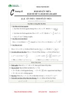 Bài tập mũ,logarit