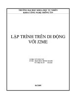 Lập trình trên di động với j2me 