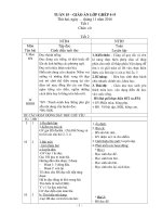 Giáo án lớp ghép 4+5. Tuần 15. Tham khảo