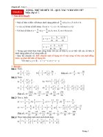 Tổng hợp kiến thức  bài tập toán 7 (doc)