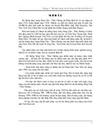 Luận văn Thiết kế sơ bộ trạm bơm tưới Việt Hòa, tỉnh Bắc Giang