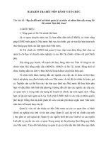 Dự án đổi mới mô hình quản lý cá nhân và nhóm làm việc trong sở tài chính tỉnh hà nam 