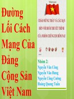 slide thuyết trình môn đường lối cách mạng BKA  hoàn cảnh ra đời nội dung ý nghĩa của cương lĩnh chính trị của đảng được hội nghị hợp nhất các tổ chức cộng sản 2 930 thông qua