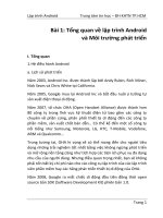 Giáo trình android cơ bản