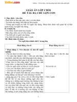 Giáo án lớp chồi đề tài Ba chú lợn con