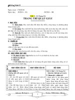 Giáo án Mĩ thuật 8 (Tỉnh Hà Nam)