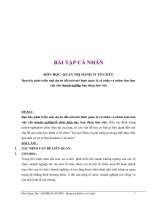 Bạn hãy phát triển một dự án đổi mới mô hình quản lý cá nhân và nhóm làm làm việc cho doanh nghiệp bạn đang làm việc 