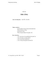 Khóa luận thi công chung cư cao tầng thành phố hồ chí minh 