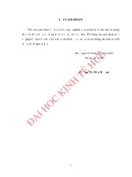 HOẠCH ĐỊNH CHIẾN lược MARKETING tại CÔNG TY bảo VIỆT THỪA THIÊN HUẾ 