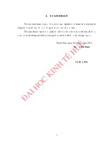 Cải thiện môi trường kinh doanh cho doanh nghiệp nhỏ và vừa trên địa bàn huyện tĩnh gia, tỉnh thanh hóa 