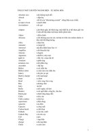 Thuật ngữ Điện  Tự động hóa