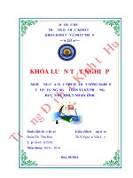 Ảnh hưởng của việc thu hồi đất nông nghiệp tới đời sống người dân xã kỳ phương, huyện kỳ anh, tỉnh hà tĩnh 