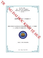 Phân tích và đánh giá chính sách tiêu thụ của công ty TNHH lê đức thành 