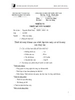 Khóa luận thiết kế máy khoan cọc nhồi lắp trên máy cơ sở là máy xúc thủy lực 