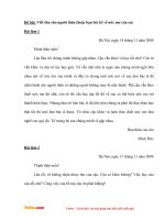 Văn mẫu lớp 4: Viết thư cho người thân (hoặc bạn bè) kể về ước mơ của em