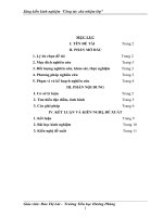 Sáng kiến kinh nghiệm  Công tác chủ nhiệm lớp: phương pháp giáo dục cho  học sinh đạt hiệu quả cao nhất, góp phần nâng cao chất lượng giáo dục.