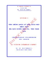 Tăng cường quản lý ngân sách nhà nước trên địa bàn tĩnh gia, tỉnh thanh hóa 