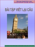 Viet lai cau tieng anh cho HSG 