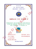 Đánh giá thực trạng phân loại, thu gom và xử lý rác thải sinh hoạt tại thị trấn cầu giát, huyện quỳnh lưu, tỉnh nghệ an 