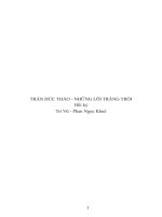Hồi Ký Trần Đức Thảo