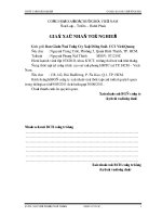 Báo cáo thực tập tốt nghiệp ngành xây dựng đạt điểm cao