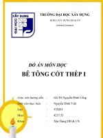 Tiểu luận bê tông cốt thép i của nguyễn đình việt 