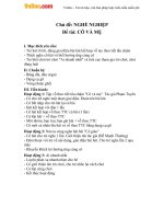 Giáo án mầm non đề tài: Cô và mẹ