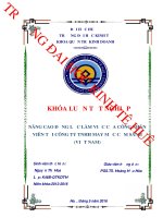 Nâng cao động lực làm việc của công nhân viên tại công ty TNHH may mặc cẩm sanh (việt nam) 