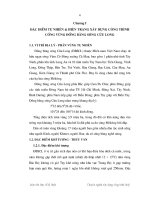 Đặc d0ie643m tự nhiên và hiện trạng xây dựng công trình cống đồng bằng sông cửu long 