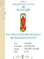 SLIDE ĐỒ ÁN kỹ thuật điện tử viễn thông