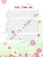 Nghiên cứu các yếu tố ảnh hưởng đến mức độ hài lòng khách hàng khi mua sắm tại siêu thị điện máy thăng bình – chi nhánh huế 