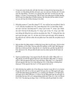 ĐỀ BÀI TẬP Toán thực tế