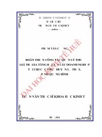 Hoàn thiện công tác quản lý thuế giá trị gia tăng đối với các doanh nghiệp tại chi cục thuế huyện lệ thủy, tỉnh quảng bình 