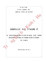 Kế toán chi phí sản xuất và tính giá thành sản phẩm gỗ tại công ty TNHH SX TM DV duy trí 