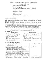 Giáo án dự thi giáo viên dạy giỏi cấp trường đề tài thể dục ném đích nằm ngang