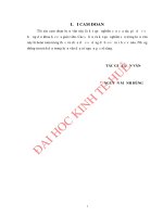 PHÁT TRIỂN CHĂN NUÔI lợn THỊT ở THỊ xã HƯƠNG THỦY, TỈNH THỪA THIÊN HUẾ 