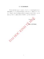 Ứng dụng hệ thống thẻ điểm cân bằng trong triển khai thực thi chiến lược tại ngân hàng thương mại cổ phần công thương việt nam – chi nhánh quảng bình 