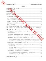 Phân tích chiến lược thâm nhập thị trường thành phố huế của hệ thống anh ngữ quốc tế EZ learning  chi nhánh h 