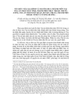 Tổ chức tòa gia đình và người chưa thành niên tại tòa án nhân dân tỉnh thành phố trực thuộc trung ương tòa án nhân dân quận huyện thị xã thành phố tỉnh và tương đương