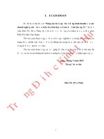 Nâng cao hiệu quả hoạt động kinh doanh của các doanh nghiệp nhỏ và vừa trên địa bàn huyện cam lộ tỉnh quảng trị 