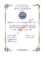 Giải pháp nâng cao thị phần thuê bao di động vinaphone đối với sinh viên đại học kinh tế - đại học Huế