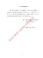 Nghiên cứu so sánh phát triển nguồn nhân lực trong công ty du lịch liên doanh nước ngoài và trong công ty du lịch nội địa ở Thành Phố Huế
