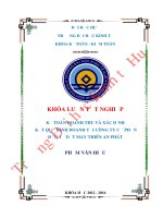Kế toán doanh thu và xác định kết quả kinh doanh tại công ty cổ phần đầu tư dệt may thiên an phát 