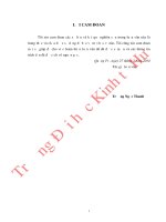 Thực trạng và giải pháp nâng cao chất lượng hoạt động cho vay tại NHTM CP công thương việt nam – CN quảng trị qua 3 năm 2009 2011 