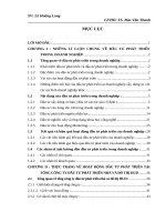 Đầu tư phát triển tại tổng công ty đầu tư phát triển nhà và đô thị HUD – Thực trạng và giải pháp