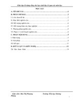 Sáng kiến kinh nghiệm  giáo dục kĩ năng sống cho học sinh lớp 4a qua các môn học